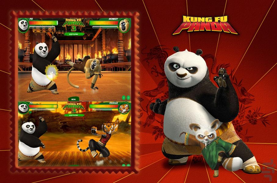 بازی نبرد پاندا کنگ فو کار - Gameplay image of android game