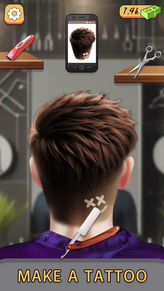 Barber Shop Hairdresser Game - عکس بازی موبایلی اندروید