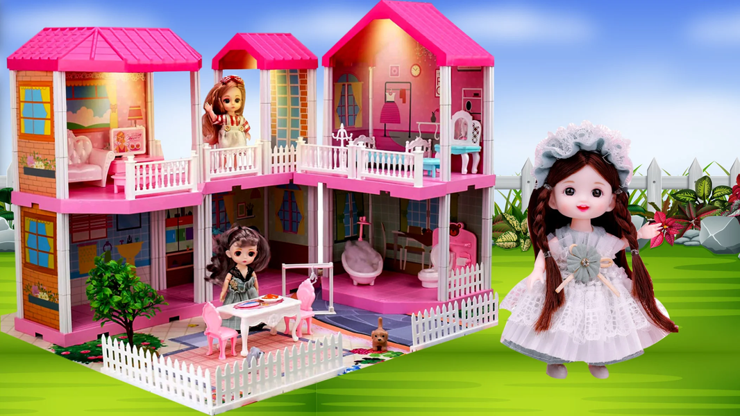 Princess Doll House Cleanup - Gameplay image of android game