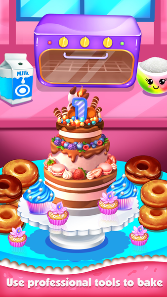 Cake Maker Bakery Chef Games - عکس بازی موبایلی اندروید