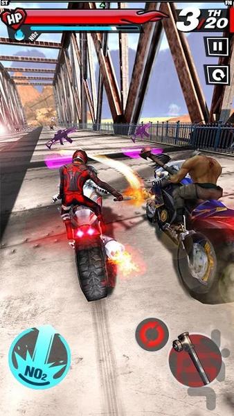 موتور جنگی - Gameplay image of android game