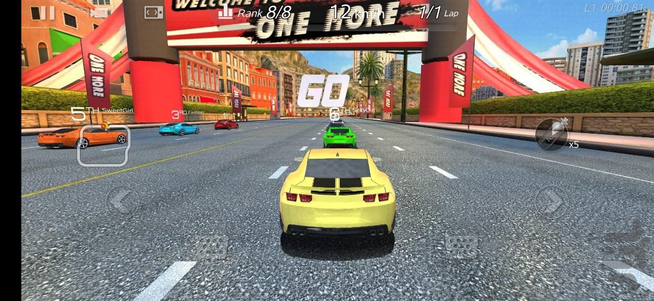 جنون سرعت - Gameplay image of android game