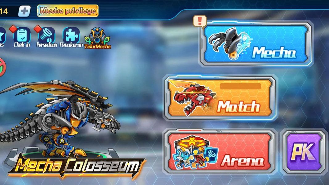 Mecha Colosseum - Gameplay image of android game