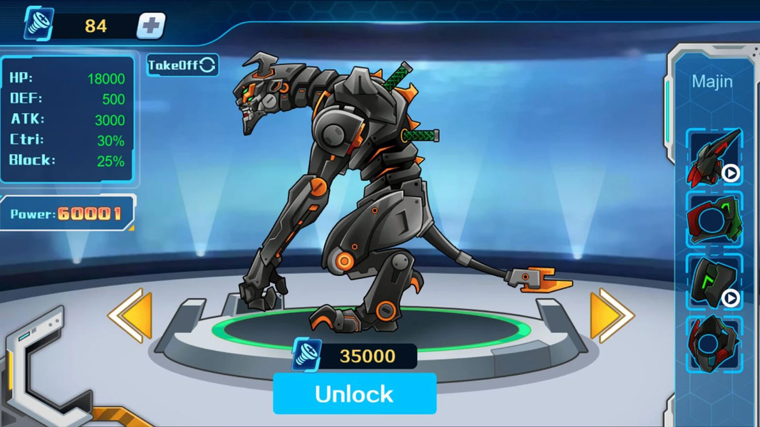 Mecha Colosseum - Gameplay image of android game