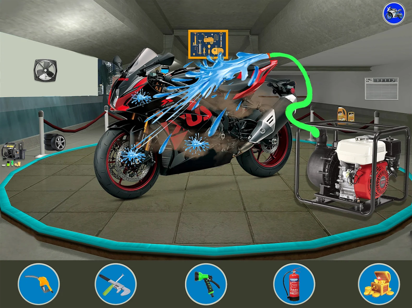 Bike Service Game - Bike Game - عکس بازی موبایلی اندروید
