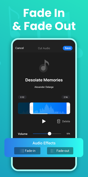 MP۳ Cutter & Ringtone Maker - عکس برنامه موبایلی اندروید