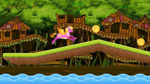Pony Forest Run - Gameplay image of android game
