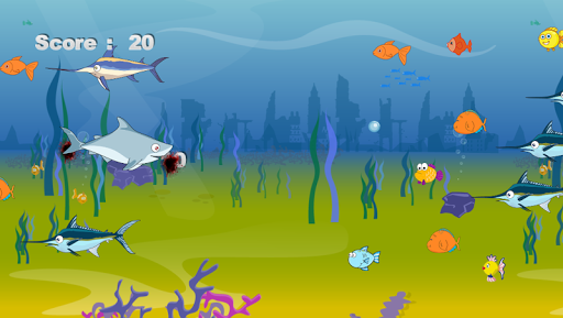 Shark Feed - Gameplay image of android game