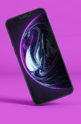 Purple and Black Wallpapers - Image screenshot of android app