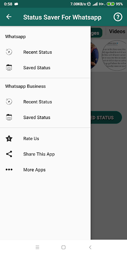 Status Downloader For Whatsapp - عکس برنامه موبایلی اندروید
