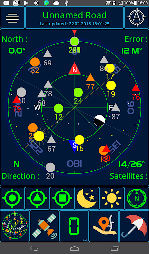 GPS status & Weather - Image screenshot of android app