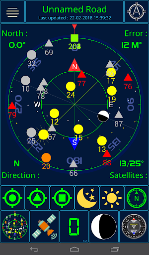 GPS status - Image screenshot of android app