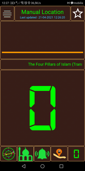 Qibla direction & prayer times - عکس برنامه موبایلی اندروید