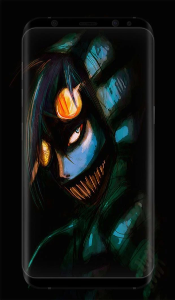 Creepypasta Wallpapers , cartoon creepy - Image screenshot of android app