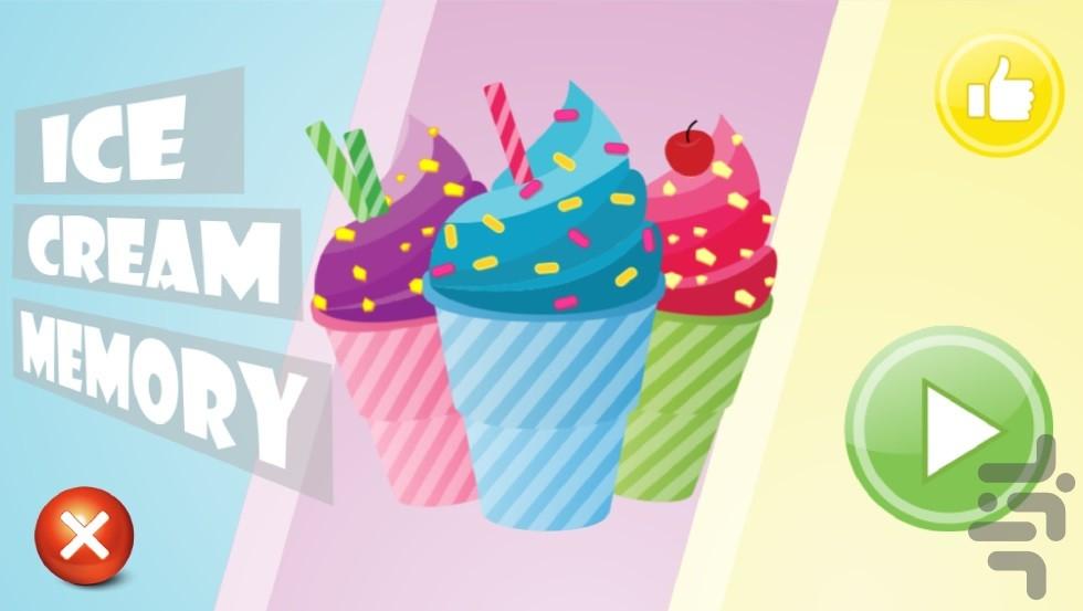 ice cream memory - Gameplay image of android game