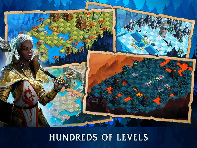 Heroes of War Magic - TBS RPG - عکس بازی موبایلی اندروید