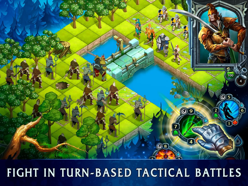 Heroes of War Magic - TBS RPG - عکس بازی موبایلی اندروید