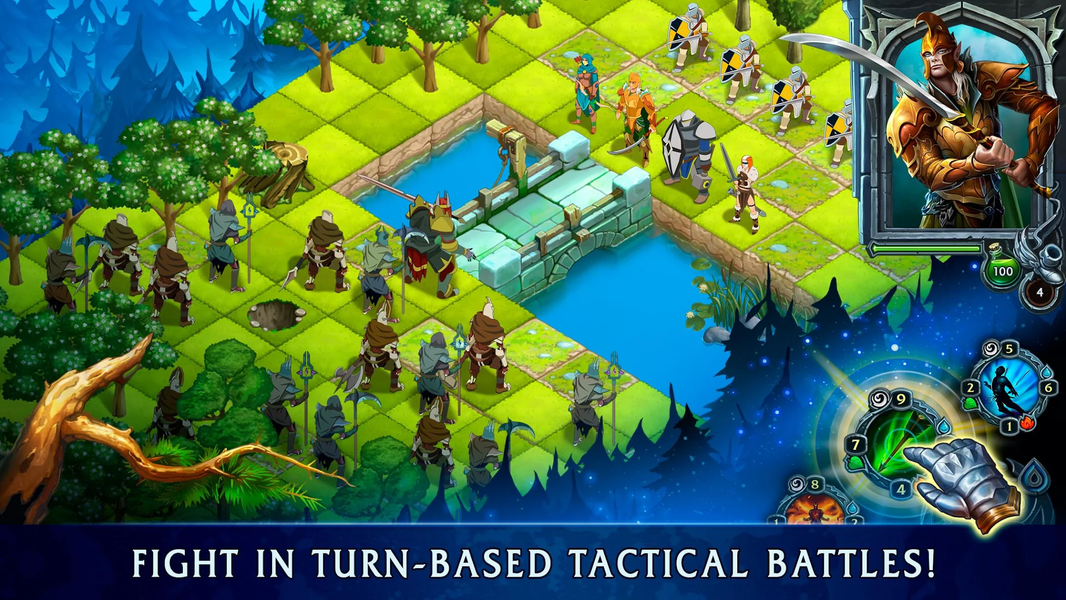 Heroes of War Magic - TBS RPG - عکس بازی موبایلی اندروید