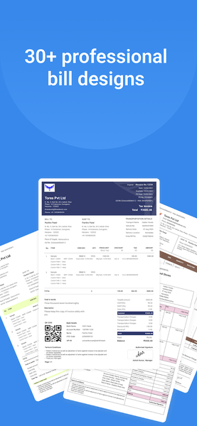 Bill Book, Invoice, Kacha Bill - عکس برنامه موبایلی اندروید