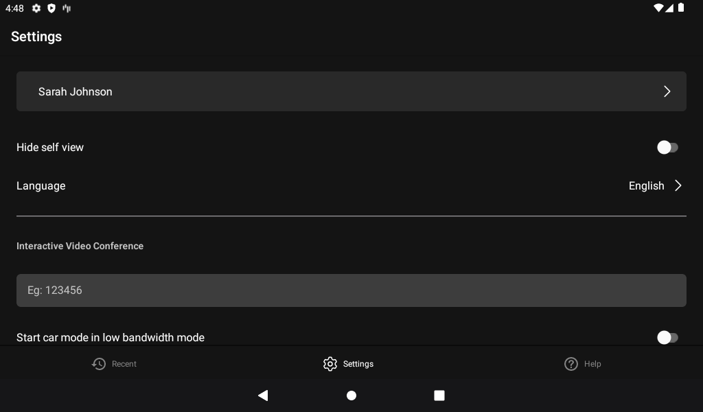 JW Conf - Image screenshot of android app