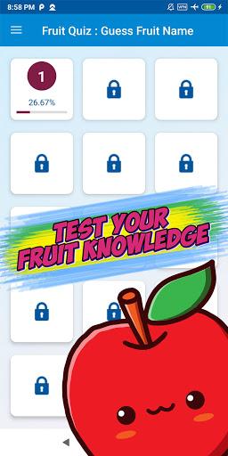 Guess the fruit name game - Image screenshot of android app