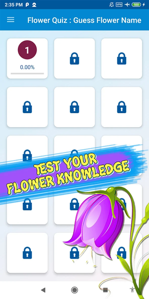 Guess the flower - Gameplay image of android game