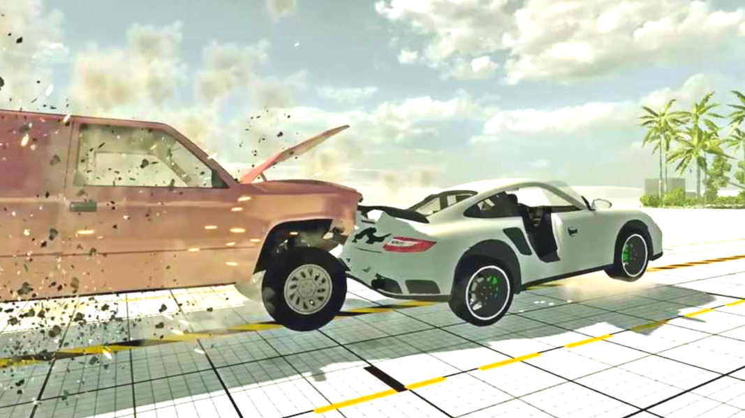 Beam Drive Car Crash Simulator - Gameplay image of android game