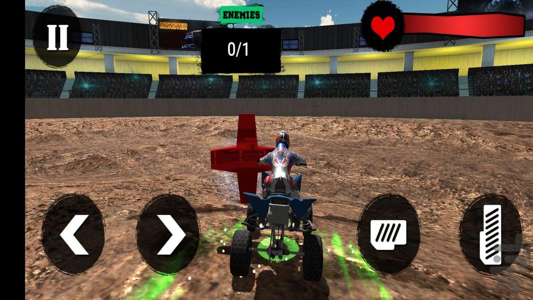 بازی موتور چهار چرخ جنگی - عکس بازی موبایلی اندروید