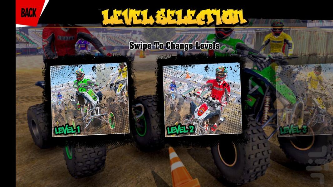 بازی موتور چهار چرخ جنگی - عکس بازی موبایلی اندروید