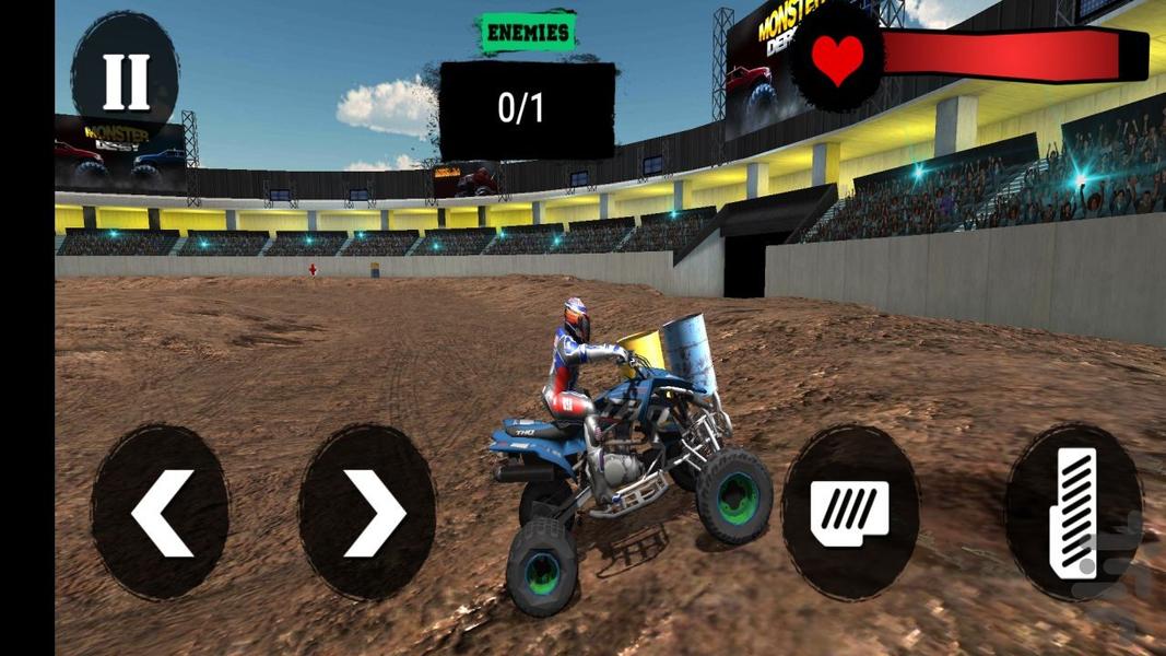 بازی موتور چهار چرخ جنگی - عکس بازی موبایلی اندروید