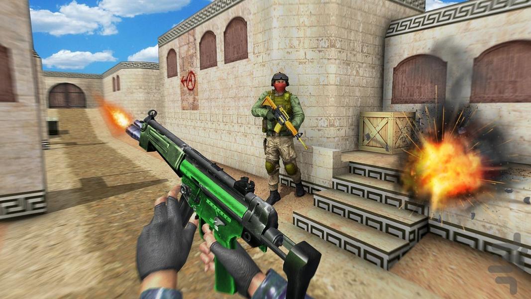 بازی تفنگی کانتر - Gameplay image of android game