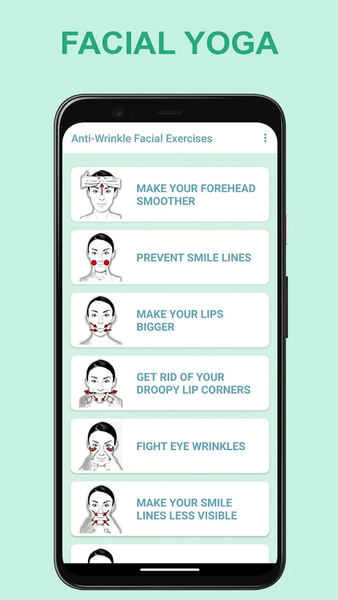 Facial Exercises for Women - Image screenshot of android app