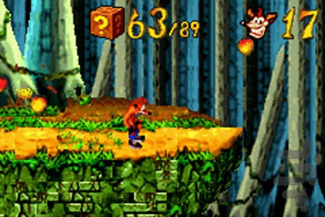 Crash Bandicoot - The Huge Adventure - Gameplay image of android game