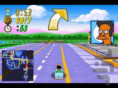 The Simpsons Road Rage - Gameplay image of android game