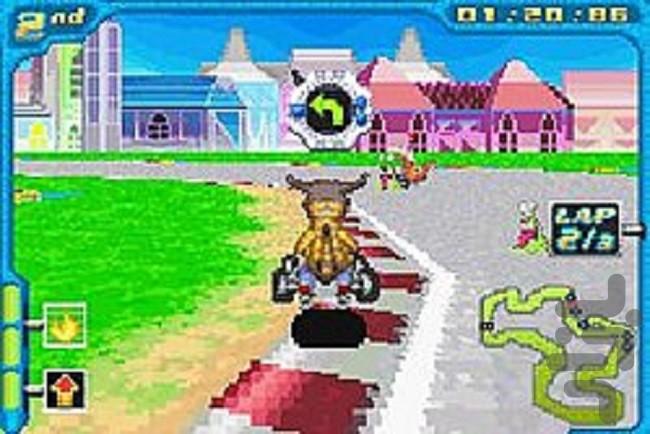 digimon racing - Gameplay image of android game