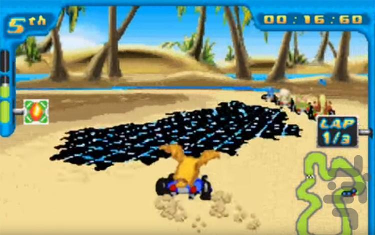 digimon racing - Gameplay image of android game