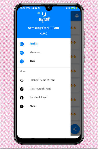 Samsung OneUi Font Style - عکس برنامه موبایلی اندروید