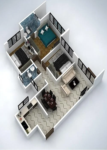 3d Home layout designs - Image screenshot of android app