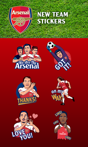 Official Arsenal FC Keyboard - Image screenshot of android app