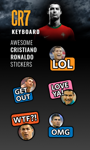 Cristiano Ronaldo Keyboard - عکس برنامه موبایلی اندروید