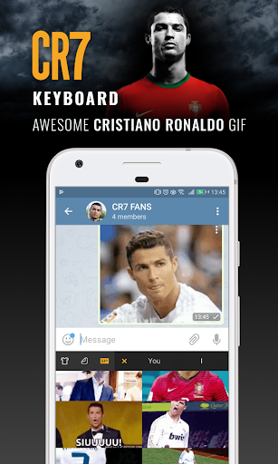 Cristiano Ronaldo Keyboard - عکس برنامه موبایلی اندروید