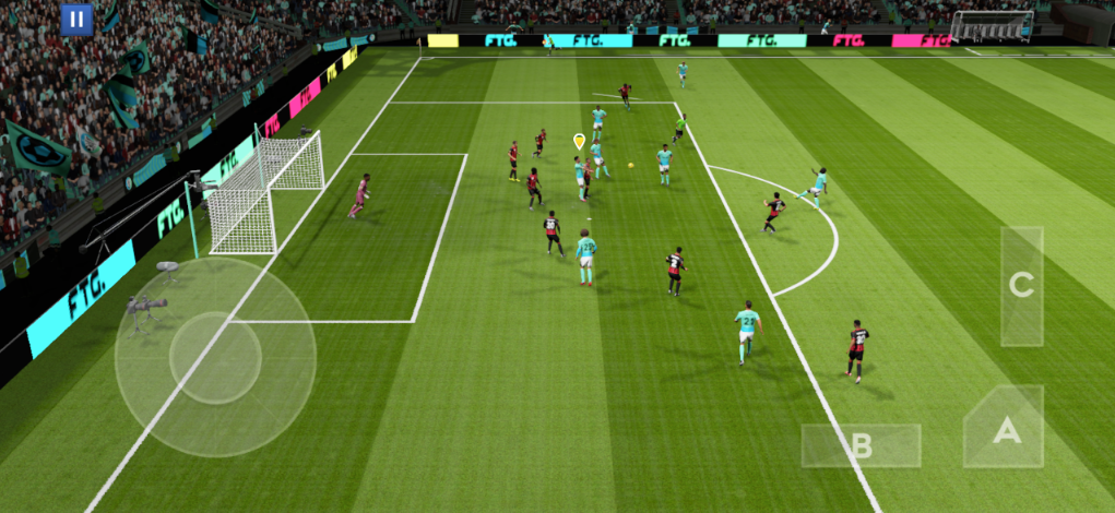 Dream  Hero League Soccer Star - Gameplay image of android game