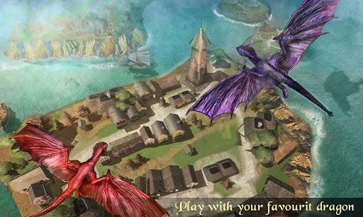 City Attack Dragon Battle Game - Gameplay image of android game