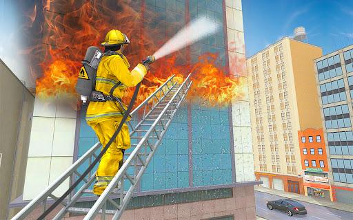 ۹۱۱ Rescue Fire Truck ۳D Sim - عکس بازی موبایلی اندروید