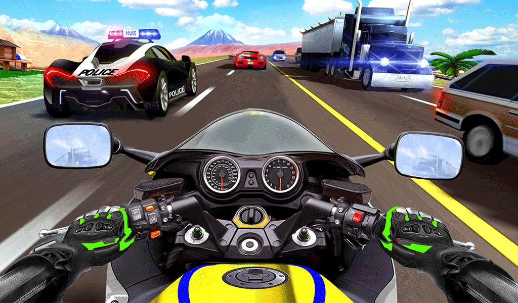 Traffic Rider: Biker Simulator - عکس بازی موبایلی اندروید