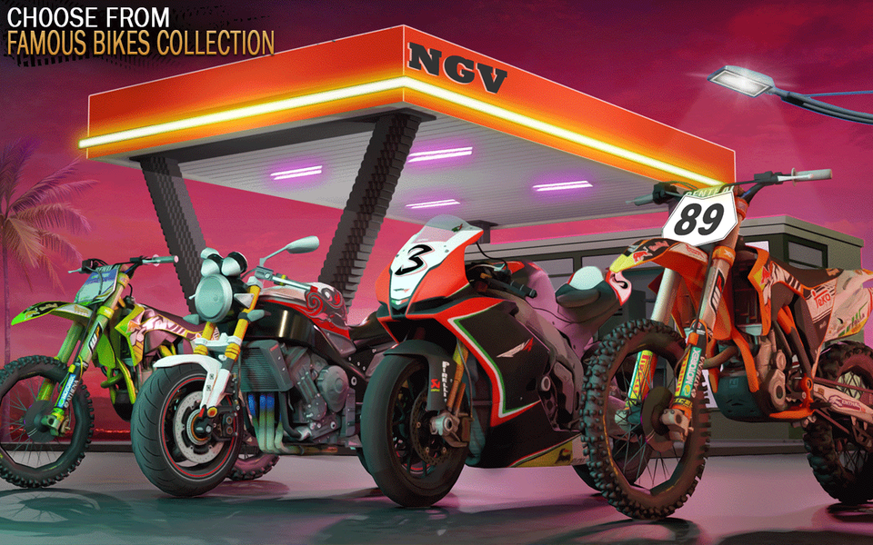 Traffic Rider: Biker Simulator - عکس بازی موبایلی اندروید