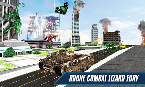 Drone Robot Lizard Robot Game - Gameplay image of android game