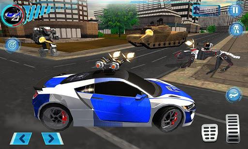 Multi Robot Transform Car Game - Gameplay image of android game