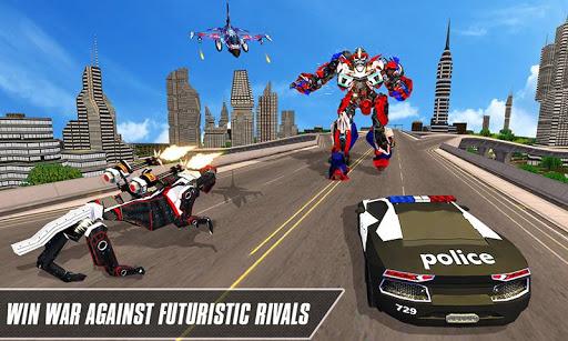 Multi Robot Transform Car Game - Gameplay image of android game