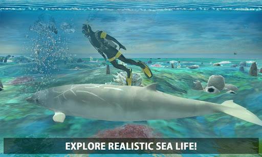 Shark Attack Spear Fishing 3D - Gameplay image of android game